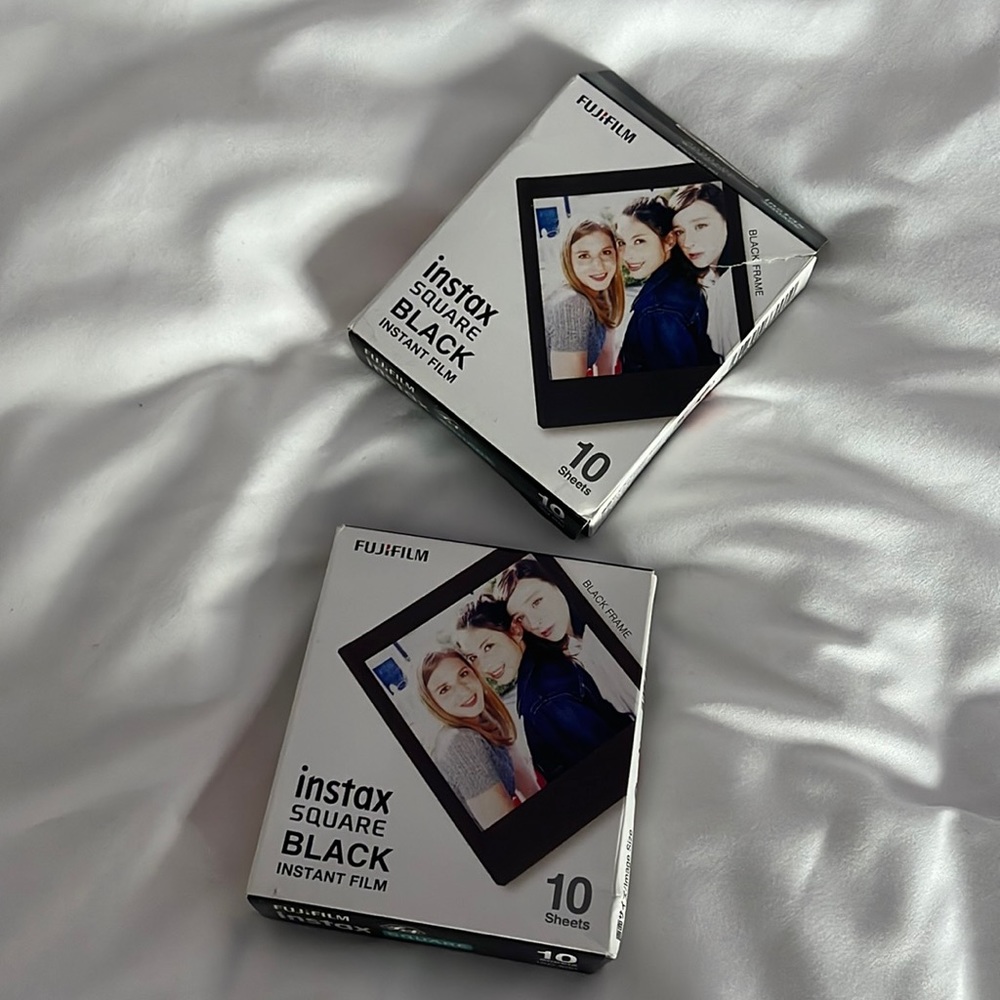 Instax Square Black Instant Film